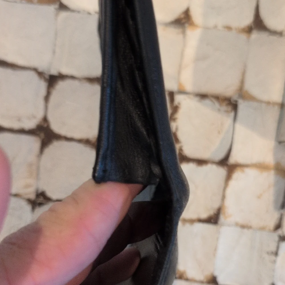 Tumi Black Leather Card Holder